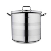 Korkmaz cocotte Astra2 en inox avec couvercle – compatible induction & cuisson homogène