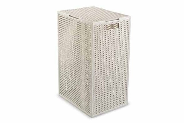 Curver Kaya Laundry Basket 60L Anthracite with Lid
