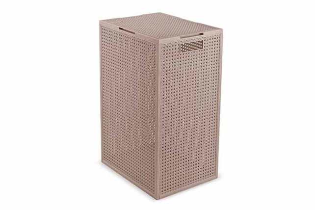 Curver Kaya Laundry Basket 60L Anthracite with Lid