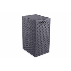 Laundry Basket with Lid 60L Anthracite