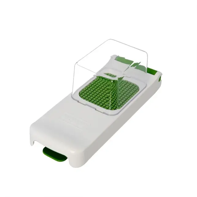 Alligator Vegetable Chopper with Container – Stainless Steel Dicer 6x6 mm for Veg & Fruit