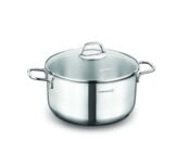 Korkmaz Perla RVS kookpot met glazen deksel – inductie geschikt & energiezuinig