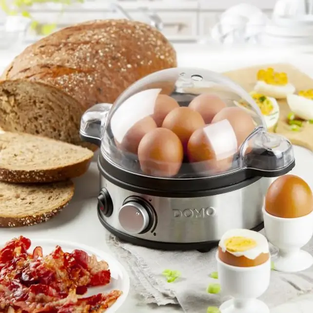 Domo DO9142EK eierkoker 7 eieren RVS 400W