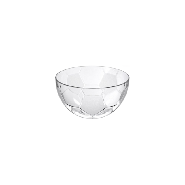 Borgonovo bol en verre motif géométrique 14cm  – saladier transparent