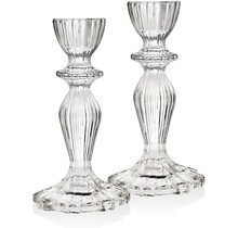 Godinger Atlantic Shabbat kandelaars zilver 15 cm set
