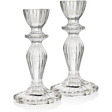 Kandelaars zilver 15 cm set
