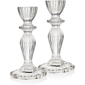 Bougeoirs argent 15 cm lot