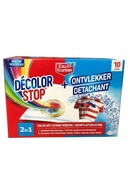 Eau Ecarlate Décolor Stop Lingettes Anti-Décoloration 10 Pièces contre les Transferts de Couleur