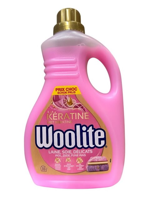 Woolite lessive liquide laine et soie 2L 33 lavages