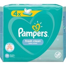 Fresh Clean baby wipes 208 pcs