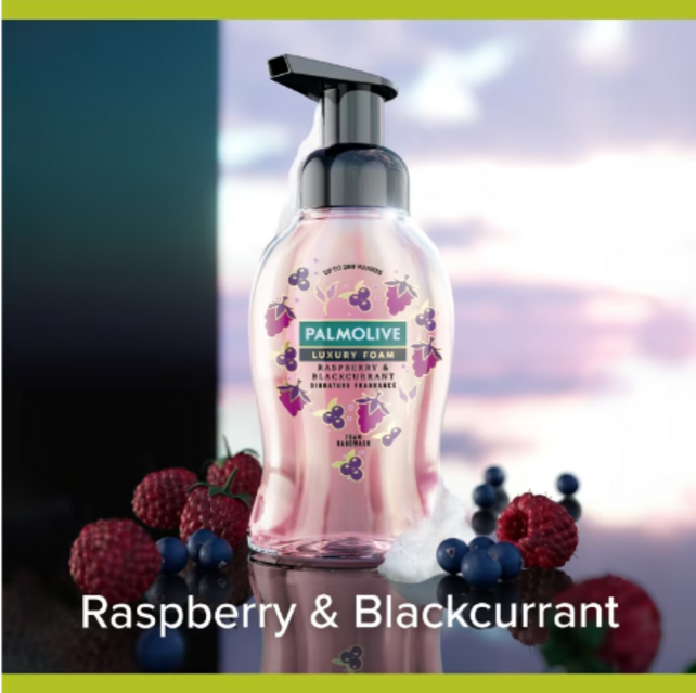 Palmolive Luxury Foam savon mousse framboise & cassis 250ml