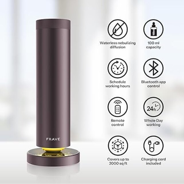 Frave Tower waterless scent diffuser 185 m² Sandstone