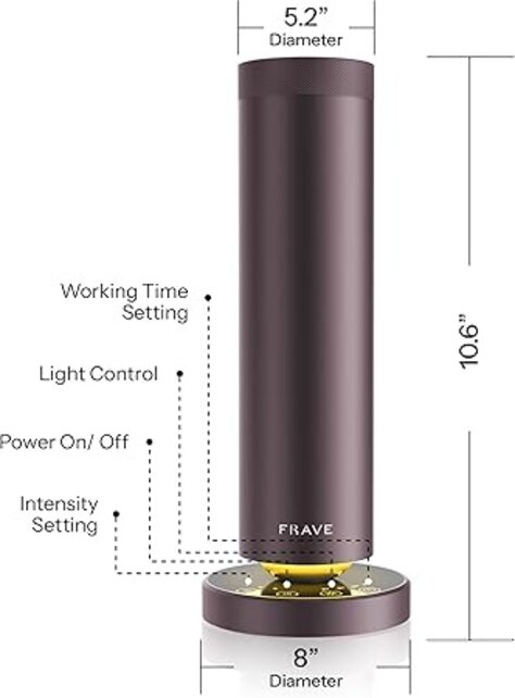 Frave Tower wasserloser Duftdiffuser 185 m² Sandstone