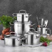 Korkmaz Tombik casserole inox 16 cm 1.4L argent