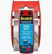 Scotch Carton Tape Clear Heavy Duty