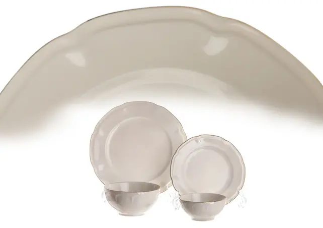 Brilliant Diamond Elegante Serviesset 18-delig – Stijlvol Design voor Feestelijk Tafelen