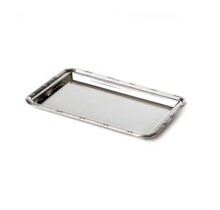 Paldinox  Plateau Rectangulaire Argenté