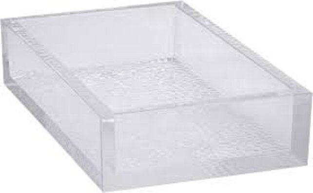 Kingzak Acrylic Guest Towel Holder Rectangle