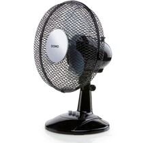 DOMO DO8138 Tischventilator 23 cm 30W Oszillierend Schwarz