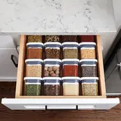 OXO Good Grips Mini POP Set 4 Boîtes Hermétiques de Rangement Cuisine