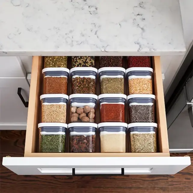 OXO Good Grips Mini POP 4-delige Container Set – Luchtdichte Voorraadpotten voor Keuken