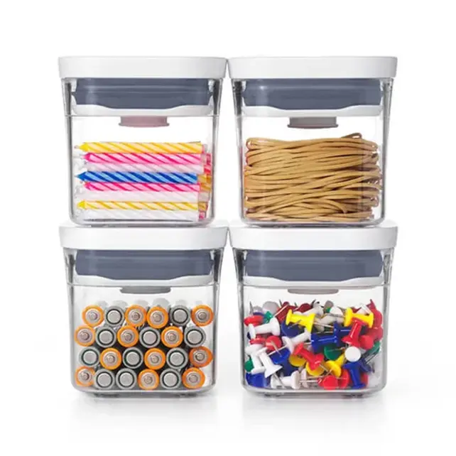 OXO Good Grips Mini POP 4 Piece Container Set – Airtight Kitchen Storage Containers