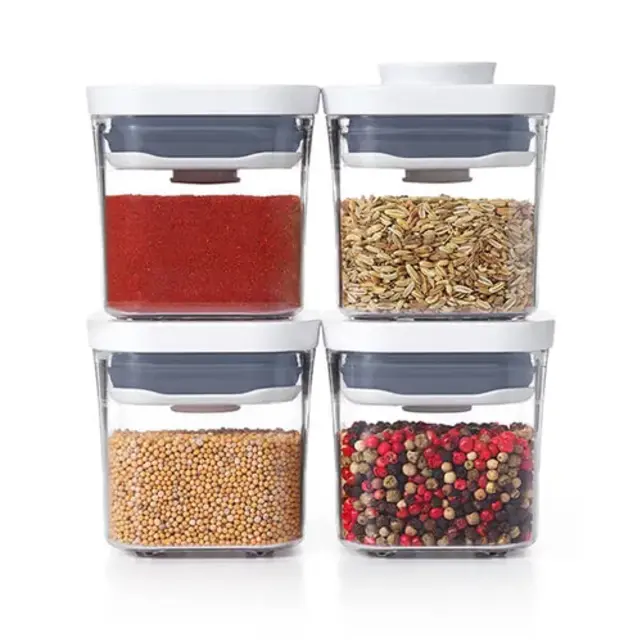 OXO Good Grips Mini POP Set 4 Boîtes Hermétiques de Rangement Cuisine