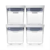 OXO Good Grips Mini POP 4 Piece Container Set – Airtight Kitchen Storage Containers