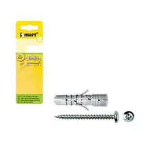Smart Chevilles Universelles avec Vis 8x40mm Lot de 6