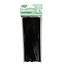 30 Schwarze Trinkhalme