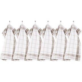 Taupe Küchentücher 6er Set