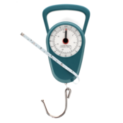 Rex Kofferwaage mit Maßband bis 35 kg