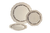 Brilliant Fountain Bleu 18 Piece Dinner Set for 6 – Complete Tableware Set