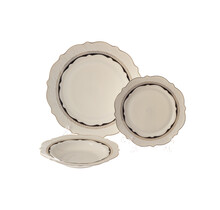 Brilliant Fountain Bleu 18 Piece Dinner Set for 6 – Complete Tableware Set