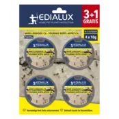 Edialux Formu Boîtes Appâts Fourmis 4 Pièces (3+1 Gratuit) Intérieur et Extérieur