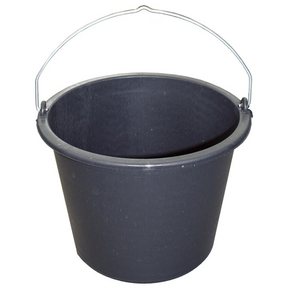 Bouwemmer 12L Zwart