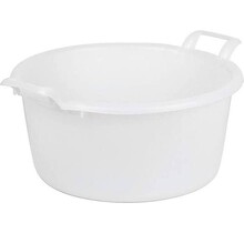 Round Wash Basin White
