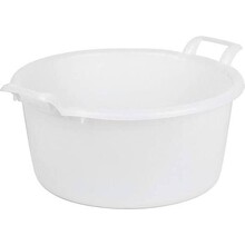 Round Wash Basin White