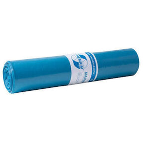 120L Blue Bin Bags 25 Pack