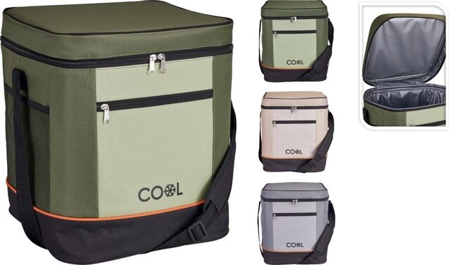 Koeltas 30lt 31x31xH37cm Ass. Kleur