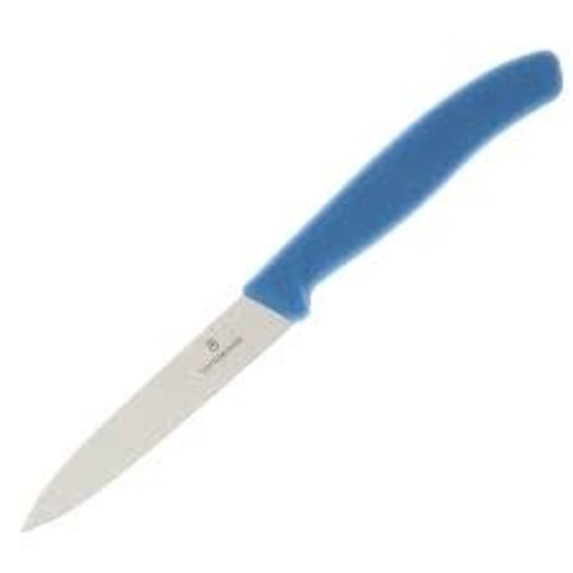 Victorinox Kitchen Knife Point Edge 10cm Light Blue