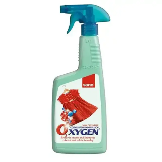 Sano Oxygen Stain Remover Vlekverwijderaar Spray 750ml – actieve zuurstof tegen vlekken