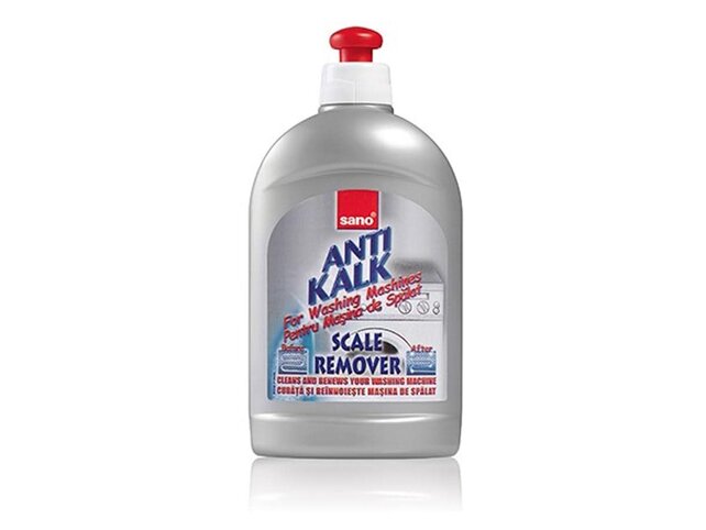 Sano Anti Kalk Ontkalker voor Wasmachines 500ml – beschermt verwarmingselement en onderdelen