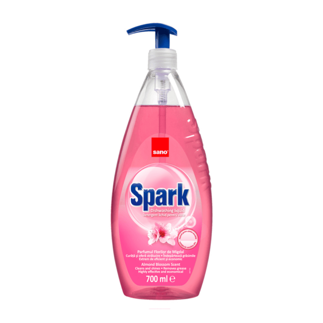 Sano Spülmittel mit Pumpe 700ml - Mandelblütenduft