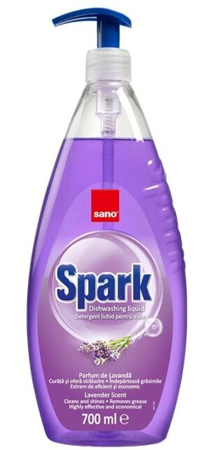 Sano Liquide vaisselle pompe 700ml - lavande