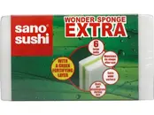 Sano Éponge Magique Extra 6 Pièces – Éponges de Nettoyage Résistantes Multi-usages