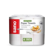 Sano Sushi Magic Kitchen Paper Towels 6 Rolls – Strong Absorbent Kitchen Roll