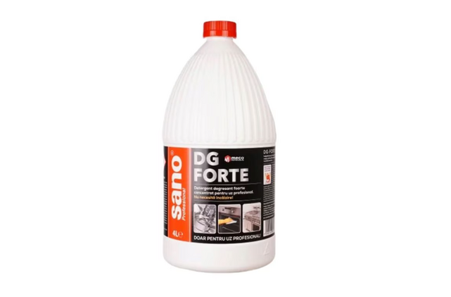 Sano Dg Forte Professionele Ontvetter 4L – Verwijdert Verbrand Vet, Werkt Koud