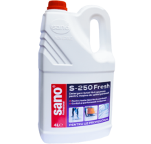 Sano Floor S-250 Schuimarme Vloerreiniger 4L – voor Schrobmachine, Reinigt en Parfumeert