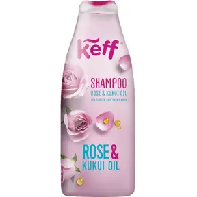 Shampoo roos & kukui-olie 500ml - voedend
